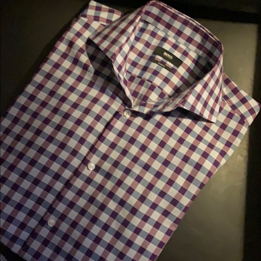 HUGO BOSS Casual Shirt.  Size 15 1/2 Neck